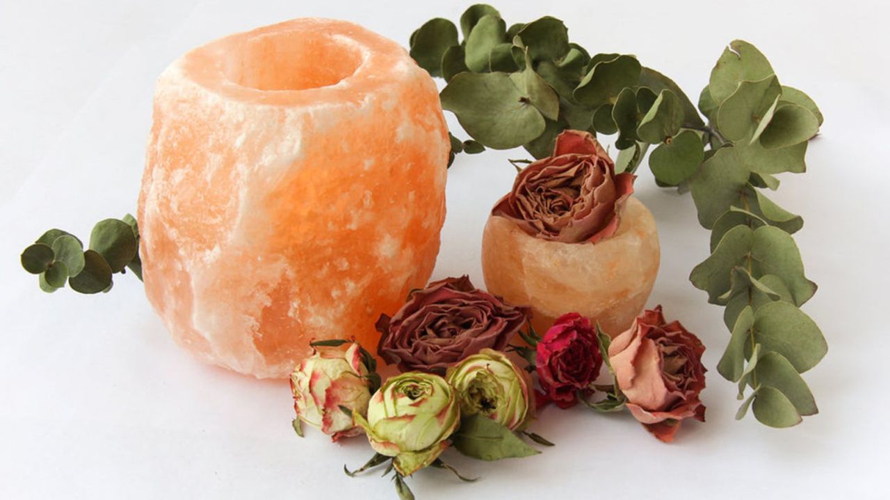 شمعدان سنگ نمک